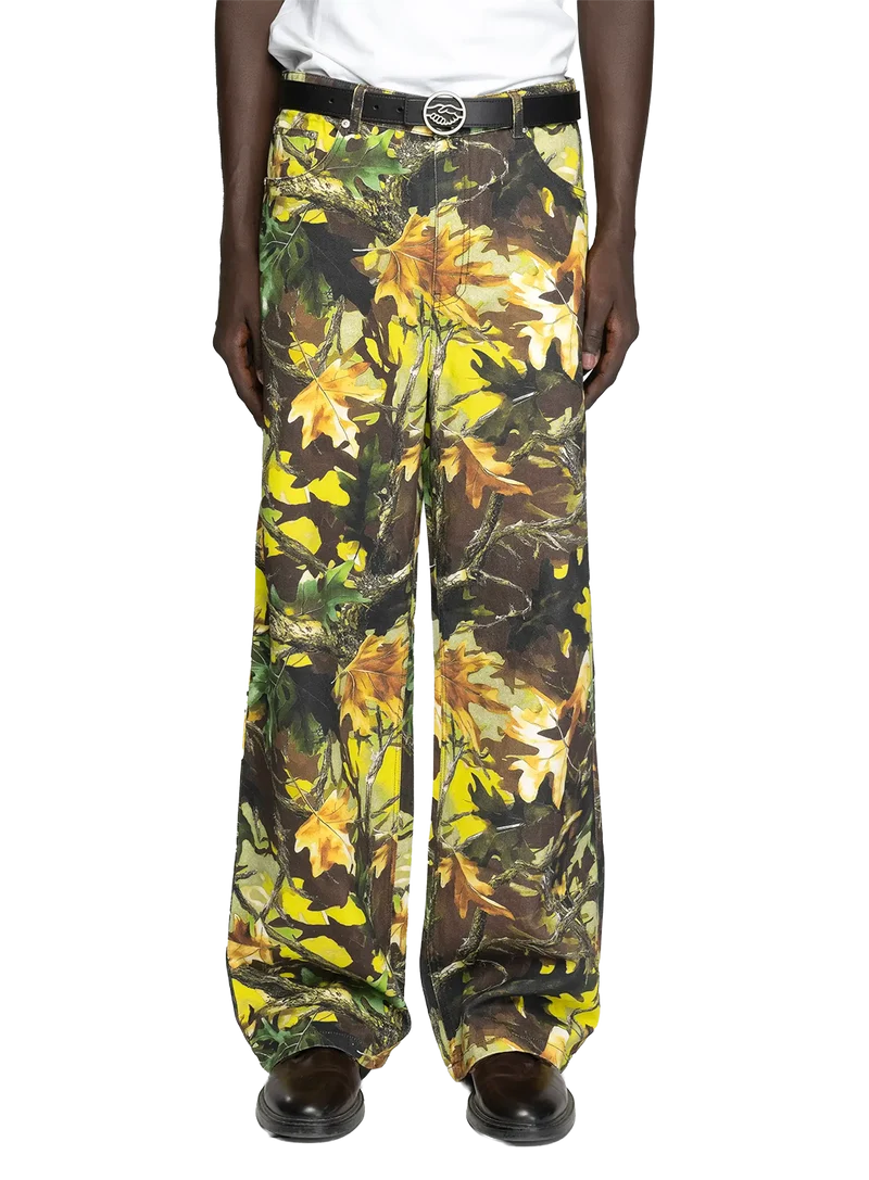 Pantalones Leaf Camo Work