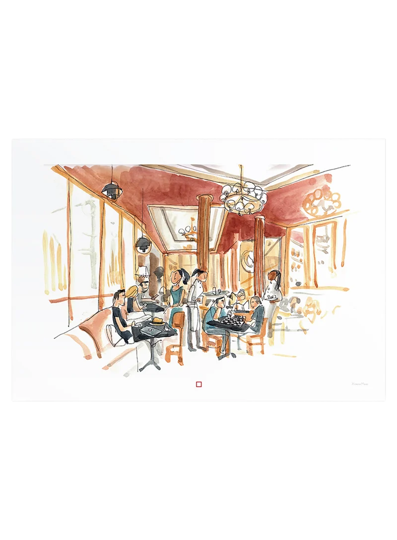 Lamina Madrid A5 Café Comercial