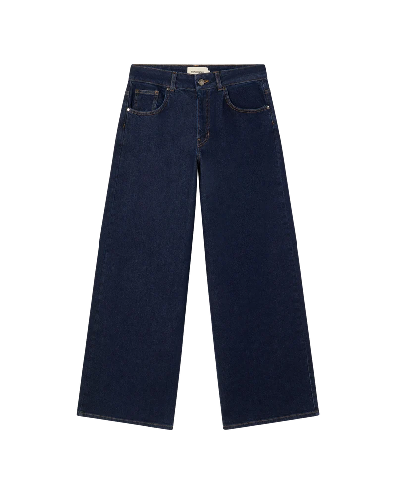 Pantalones Panlatón dark clean denim Hedda