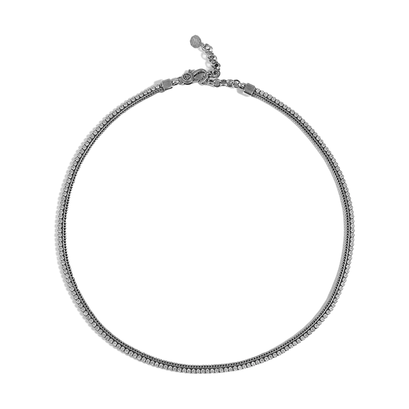 Collar Tennis White Foxtail