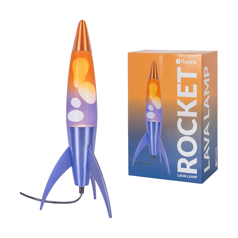 Lampara De Lava Rocket Degradado