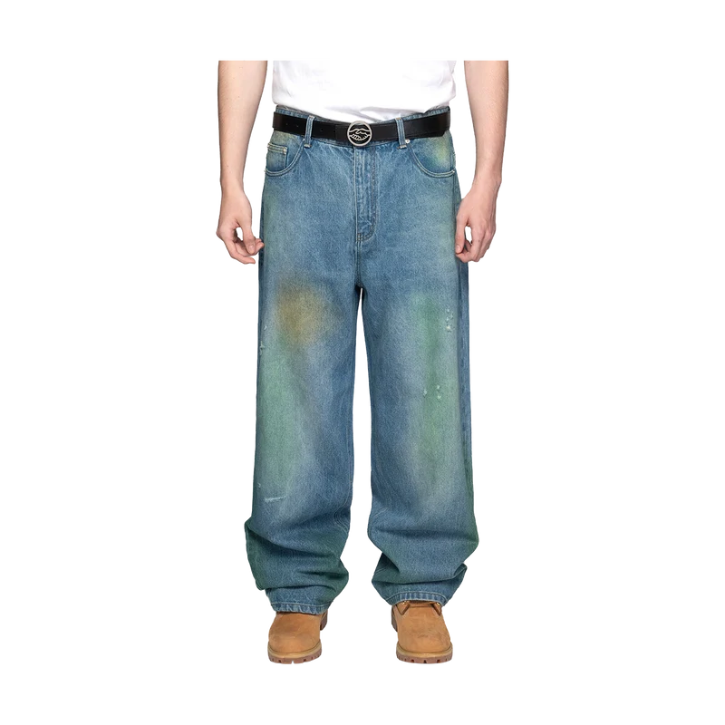 Pantalones Grass Stained Denim