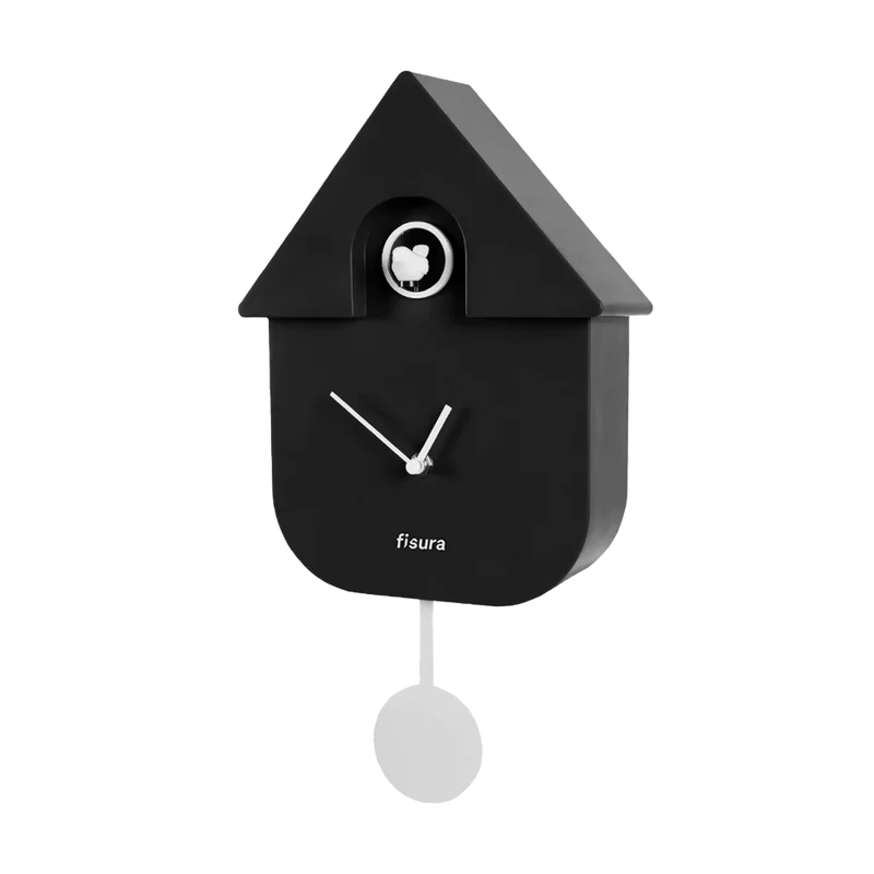 Reloj Cuco Casita Negro