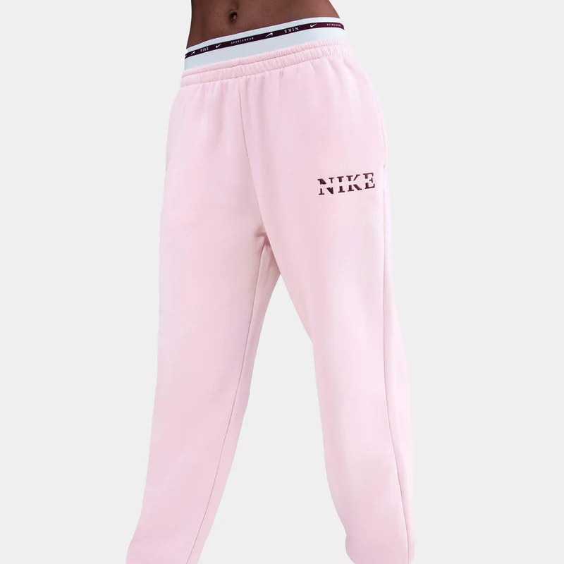 Pantalón De Chándal Nike Sportswear Phoenix Fleece De Talle Alto - Mujer