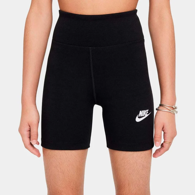 Mallas Nike Sportswear Classic Cortas De 13 cm Y Talle Alto - Niña