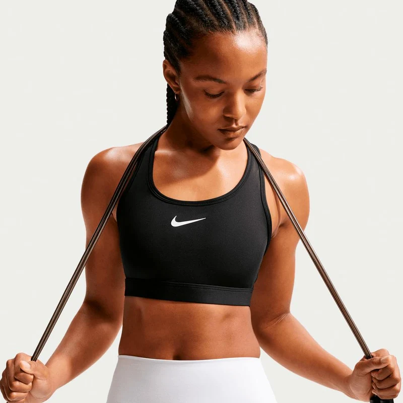 Sujetador Nike Swoosh Medium Support Deportivo Con Almohadilla - Mujer