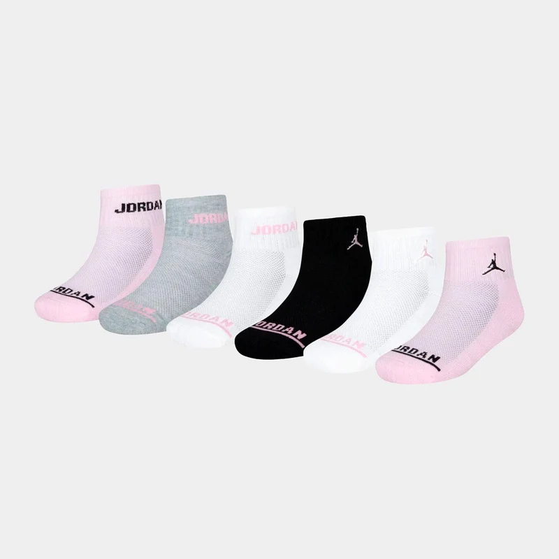 Jordan Girls Socks 6-Pack