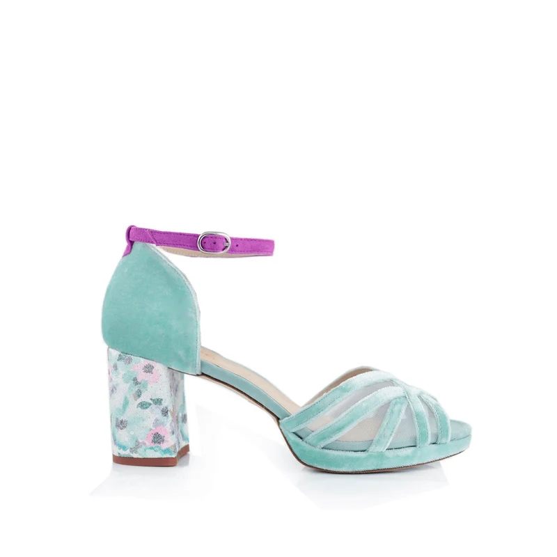 Greta Blossom Mint Velvet Petit