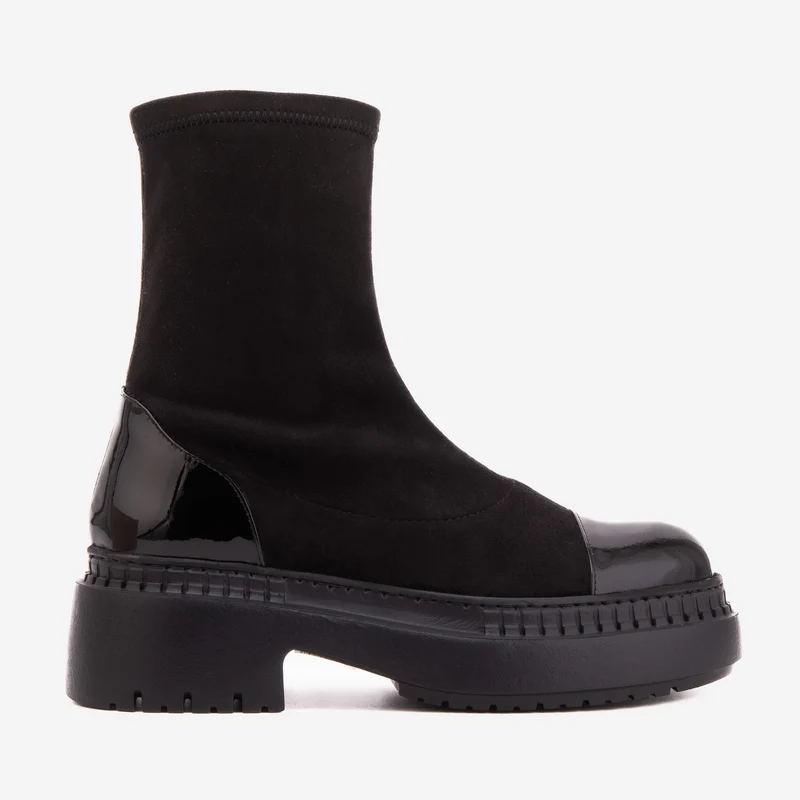 The Sorella Black Tip Suede Leather Women’s Boot