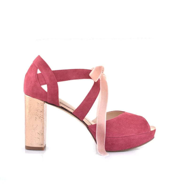 Hera Raspberry Specchio Rosa Alto