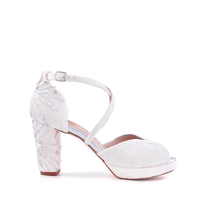 Luna Blanco Estrella Plata Midi
