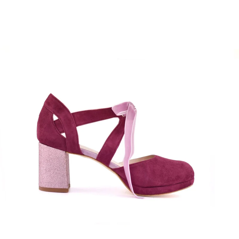 Hera Burdeos Glitter Petit
