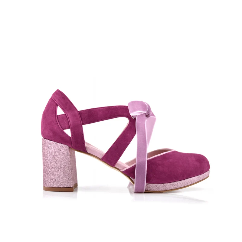 Hera Burdeos Glitter Petit