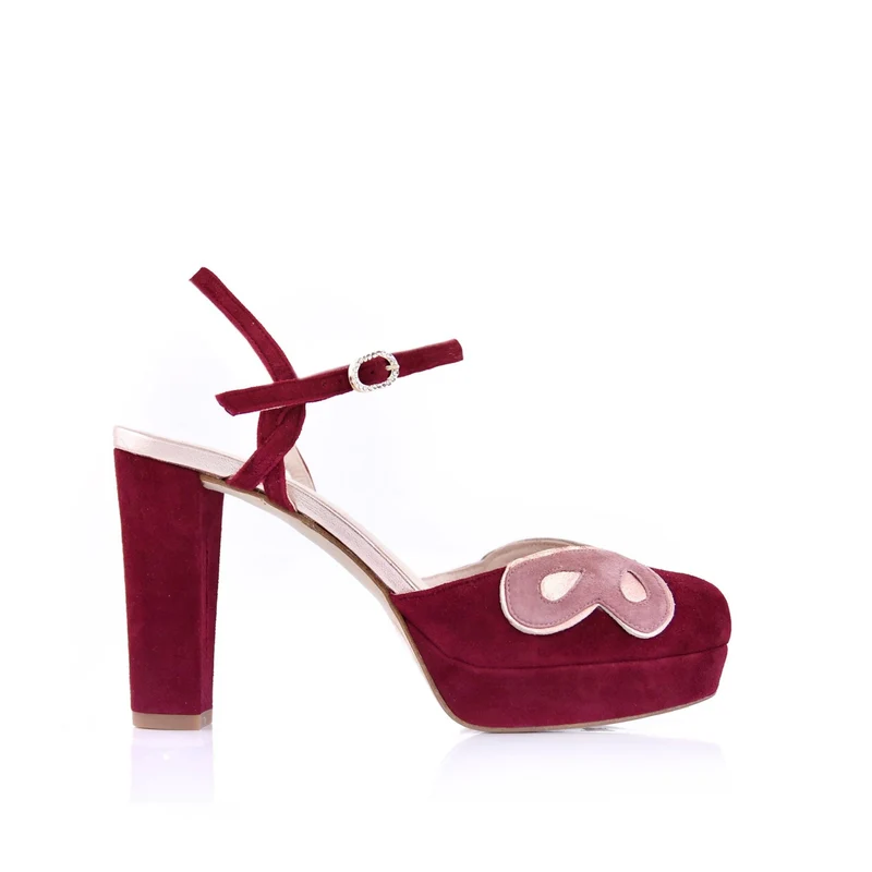 EN STOCK PAON burdeos mariposa TALLA 38