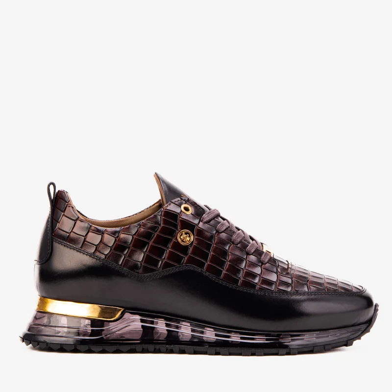 The Marseille Brown Leather Men Sneaker