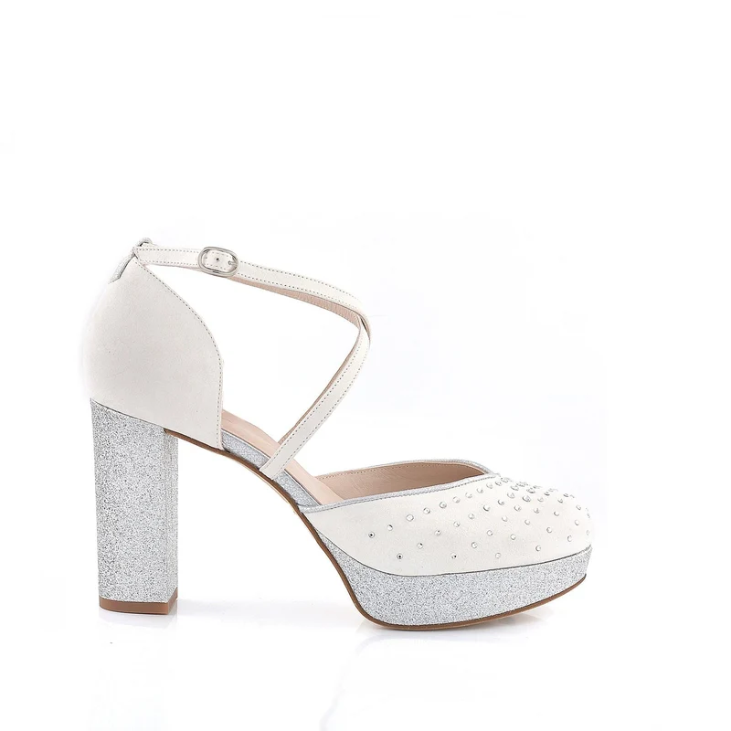 Teles Marfil White Swarovski Alto