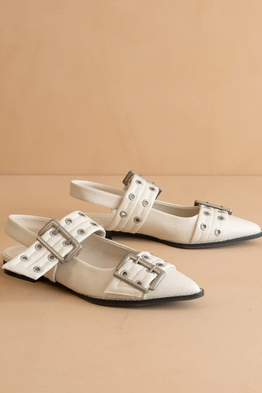 Harlow Buckle Flat
