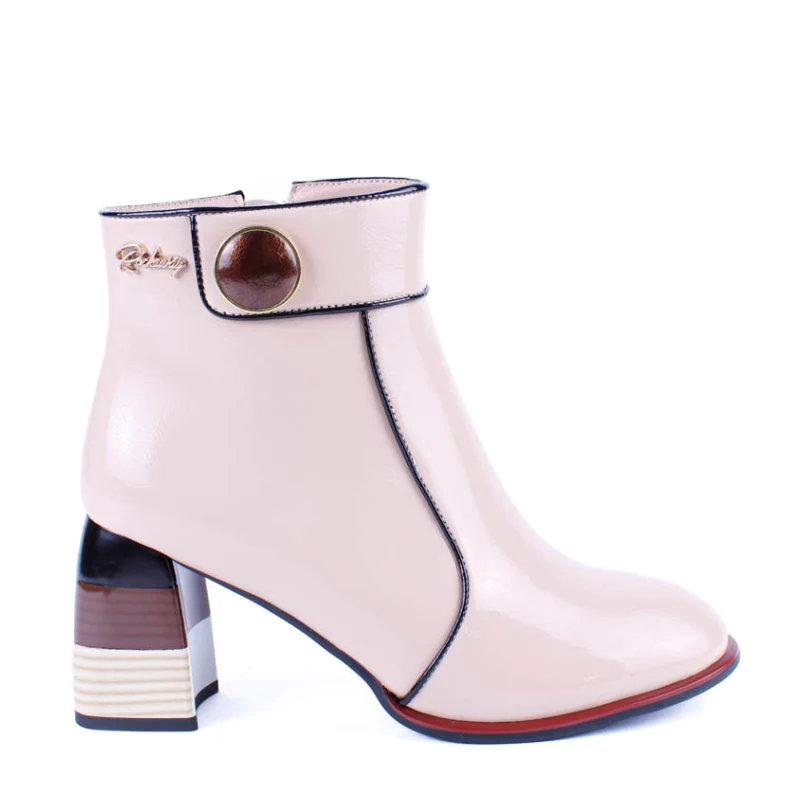 BOTIN BOTON CHAROL BEIGE 84685