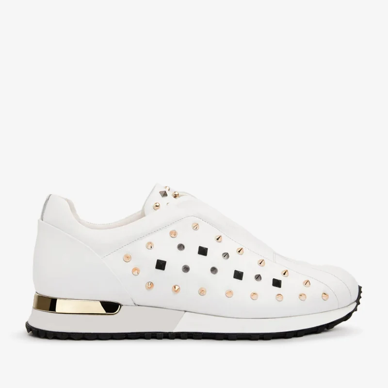 The Infanta White Spike Leather Women Sneaker Limited Edition