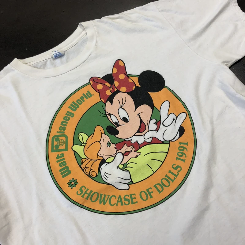 VINTAGE - DISNEY 1991 SHOWCASE OF DOLLS TEE (WHITE)
