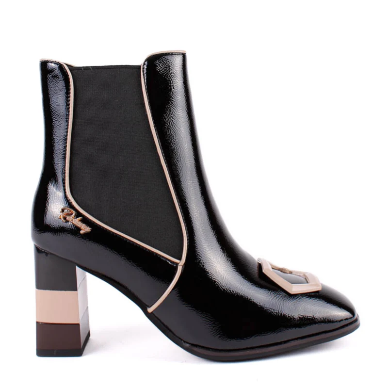 BOTIN HEBILLA CHAROL BLACK 85011