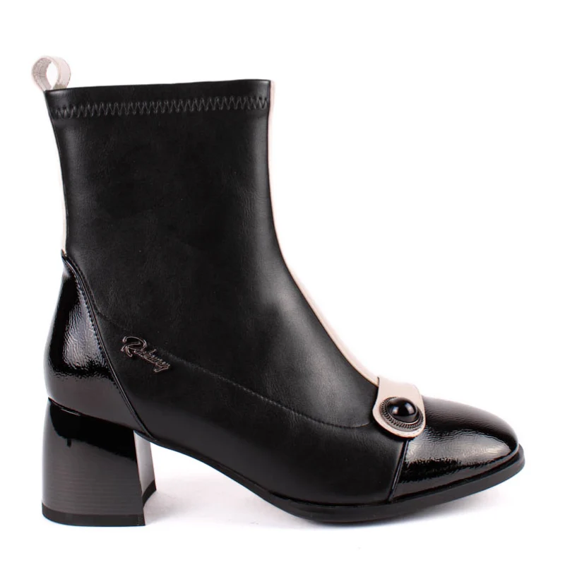 BOTIN NAPA STRETCH BOTON BLACK 85096