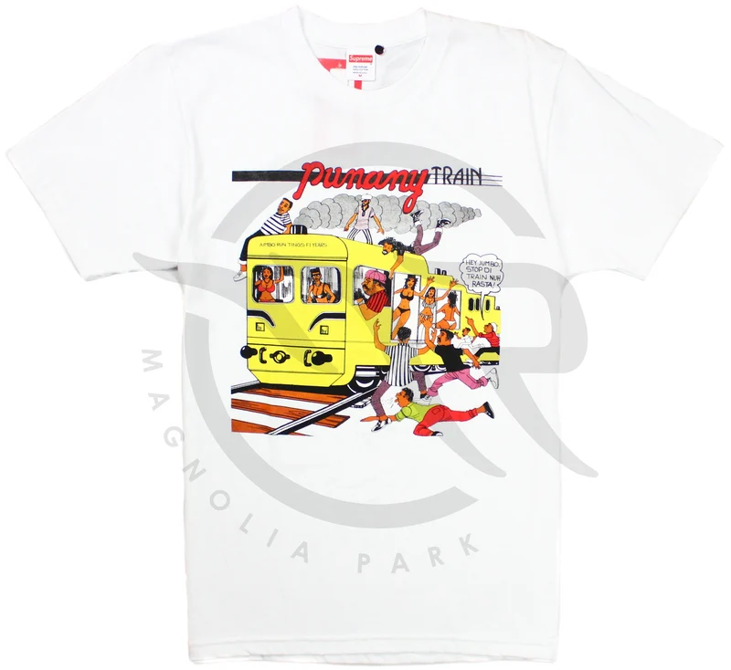 SUPREME/WILFRED LIMONIOUS - PUNANY TRAIN TEE (WHITE)