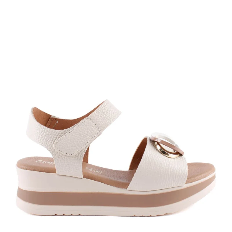 SANDALIA VELCRO ADORNO HIELO 5974