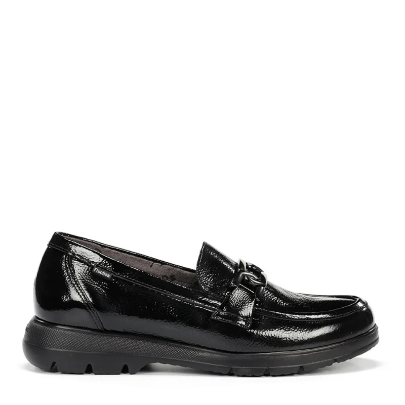 MOCASIN GLADIS CHAROL NEGRO F1794