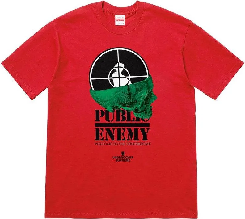 SUPREME/UNDERCOVER/PUBLIC ENEMY - TERRORDOME TEE (RED)