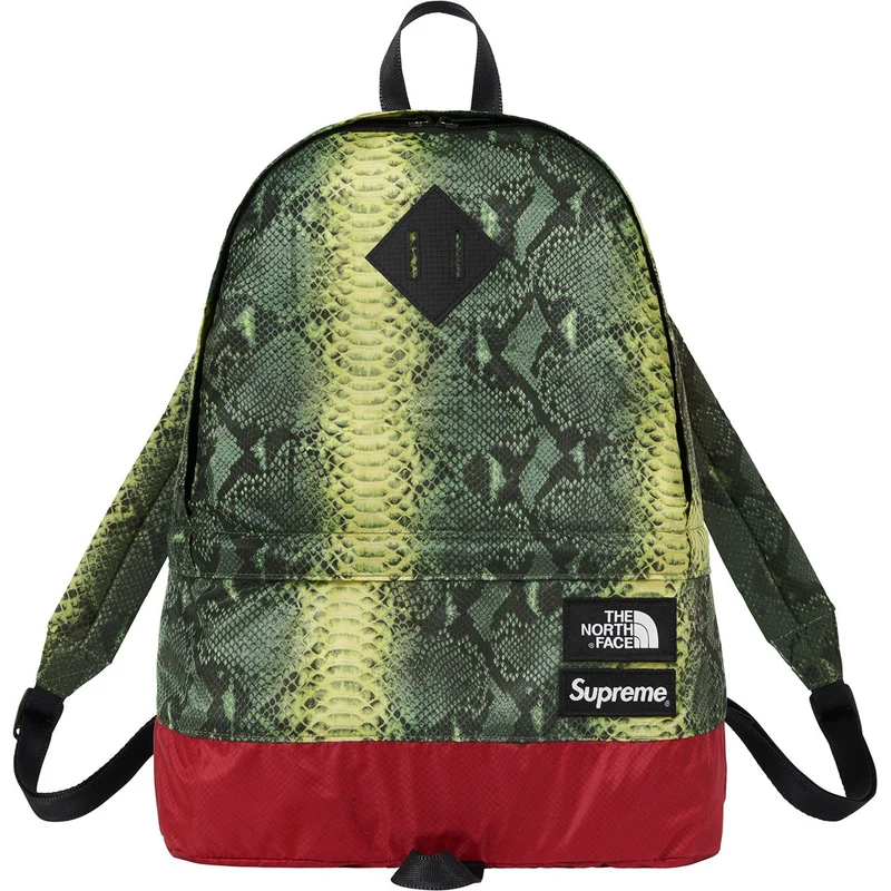 SUPREME/THE NORTH FACE - SNAKESKIN LIGHTWEIGHT DAY PACK (GREEN)