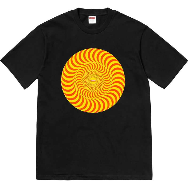 SUPREME/SPITFIRE - SWIRL TEE (BLACK)