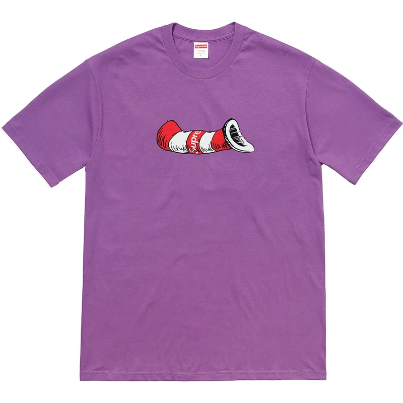 SUPREME/DR. SEUSS - CAT IN THE HAT TEE (PURPLE)