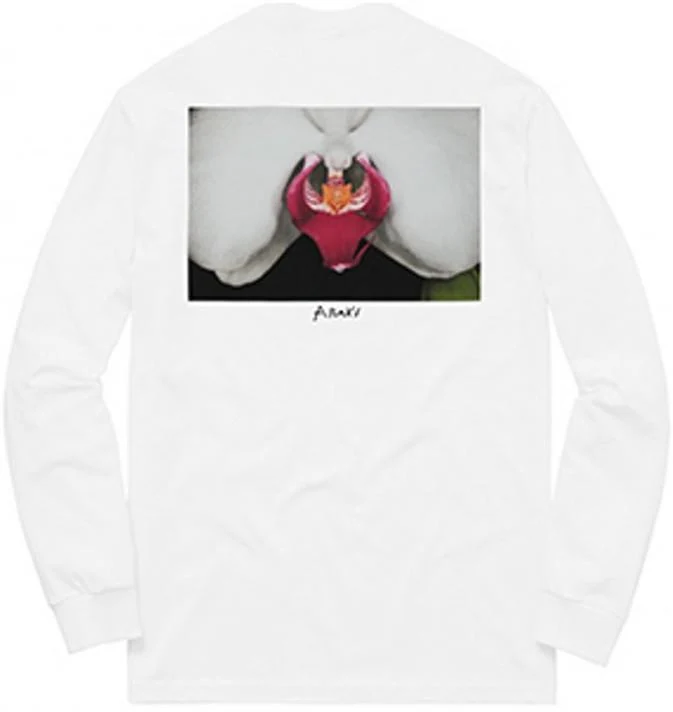 SUPREME/ARAKI - ORCHID L/S TEE (WHITE)