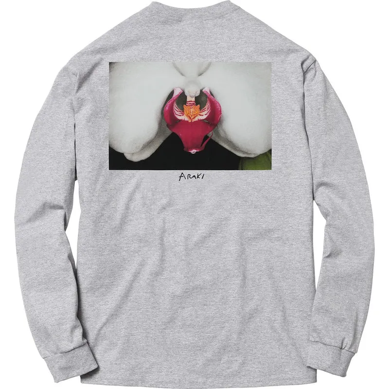 SUPREME/ARAKI - ORCHID L/S TEE (HEATHER GREY)