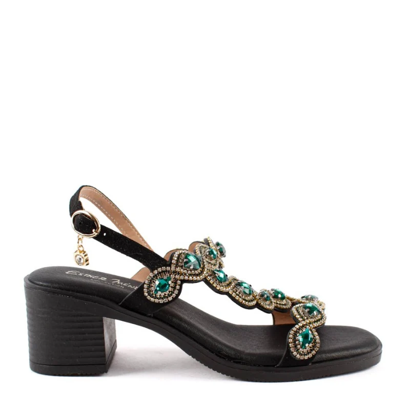 SANDALIA JOYA NEGRO 557
