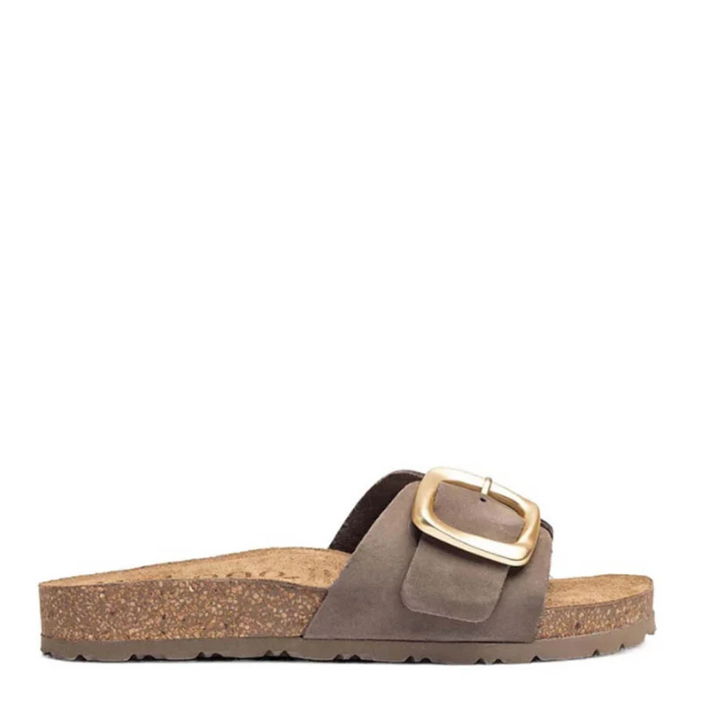SANDALIA BIO PALA HEBILLA TABAC JERBA114