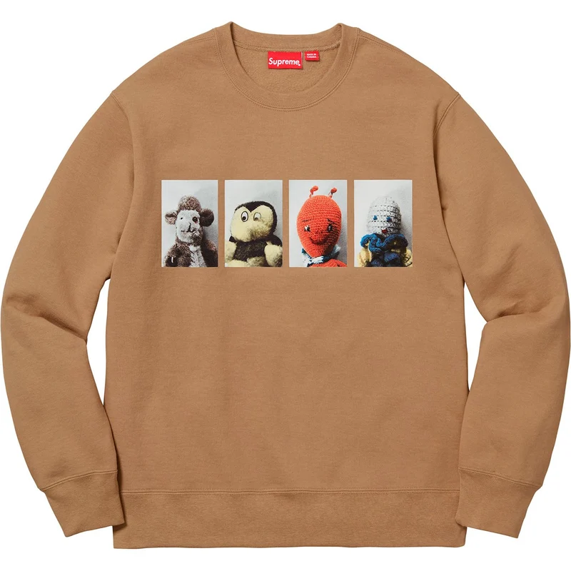 SUPREME/MIKE KELLEY - AHH...YOUTH! CREWNECK (BROWN)