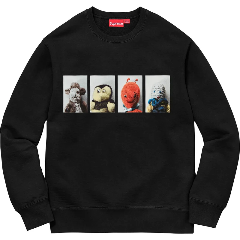 SUPREME/MIKE KELLEY - AHH...YOUTH! CREWNECK (BLACK)