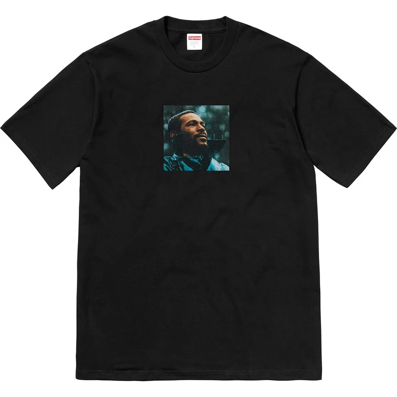 SUPREME/MARVIN GAYE - TEE (BLACK)