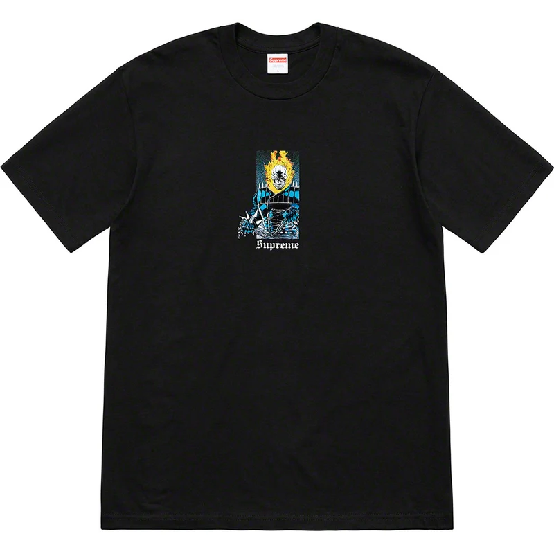 SUPREME/MARVEL - GHOST RIDER TEE (BLACK)