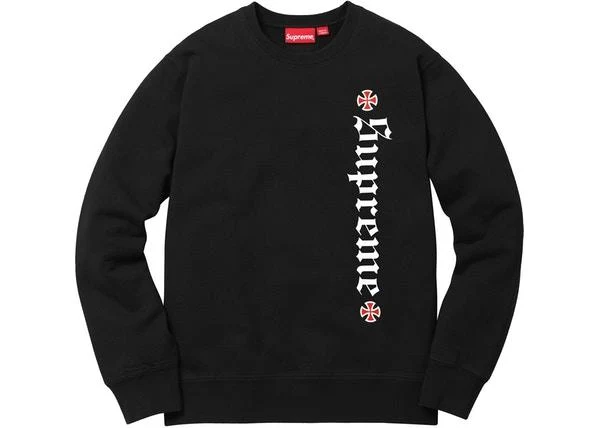 SUPREME/INDEPENDENT - FUCK THE REST CREWNECK (BLACK)