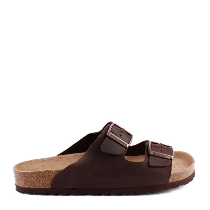 SANDALIA BIO HEBILLAS MOKA 2840