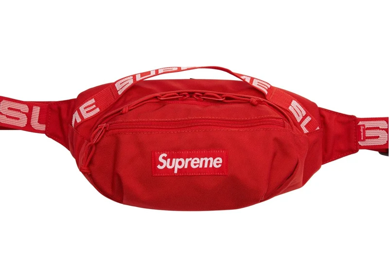 SUPREME - WAIST BAG S/S '18 (RED) (USED)