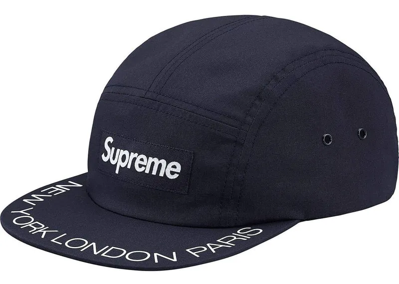 SUPREME - VISOR PRINT CAMP CAP (NAVY)